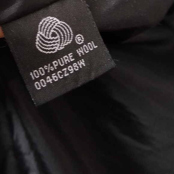 𝅺SANDRO Wool coat Removable hood Black Womens size M - Picture 7 of 10